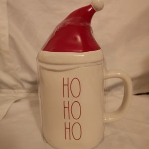 Rae Dunn ho ho ho topper mug